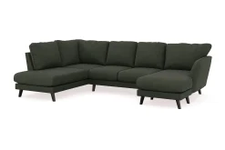 Trend Lyx 4-seters Høyrevendt U-formet Sofa med Divan og Sjeselong i Manchester