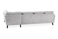 Trend Lyx 4-seters Høyrevendt U-formet Sofa med Divan og Sjeselong i Stoff