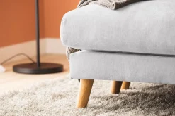 Trend Lyx 4-seters Høyrevendt U-formet Sofa med Divan og Sjeselong i Stoff