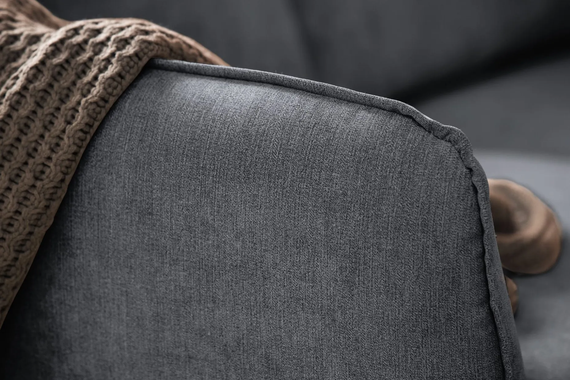 Trend Lyx 6-seters Vendbar L-formet Hjørnesofa i Stoff