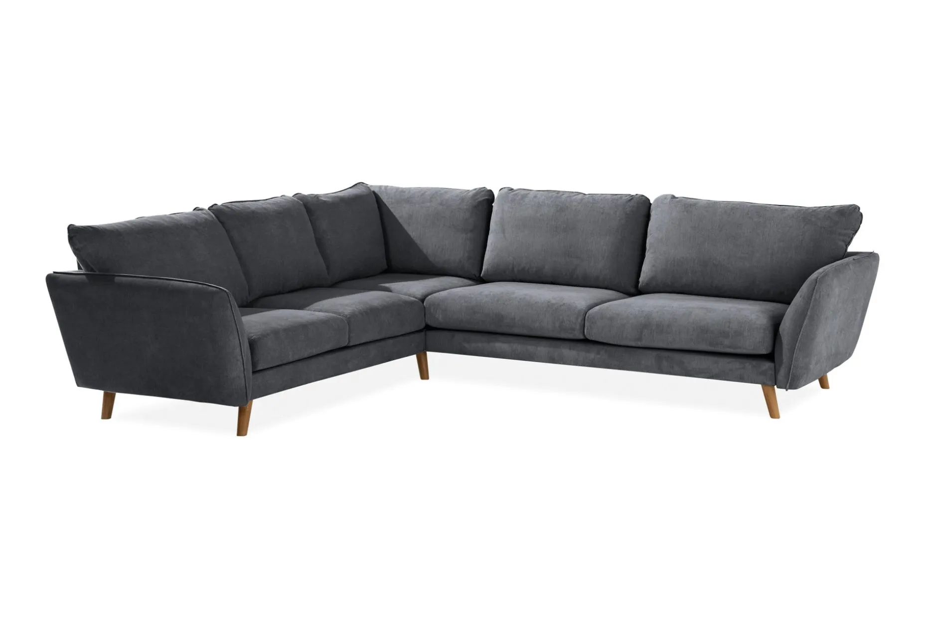Trend Lyx 6-seters Vendbar L-formet Hjørnesofa i Stoff