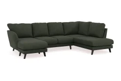 Trend Lyx 4-seters Venstrevendt U-formet Sofa med Divan og Sjeselong i Manchester