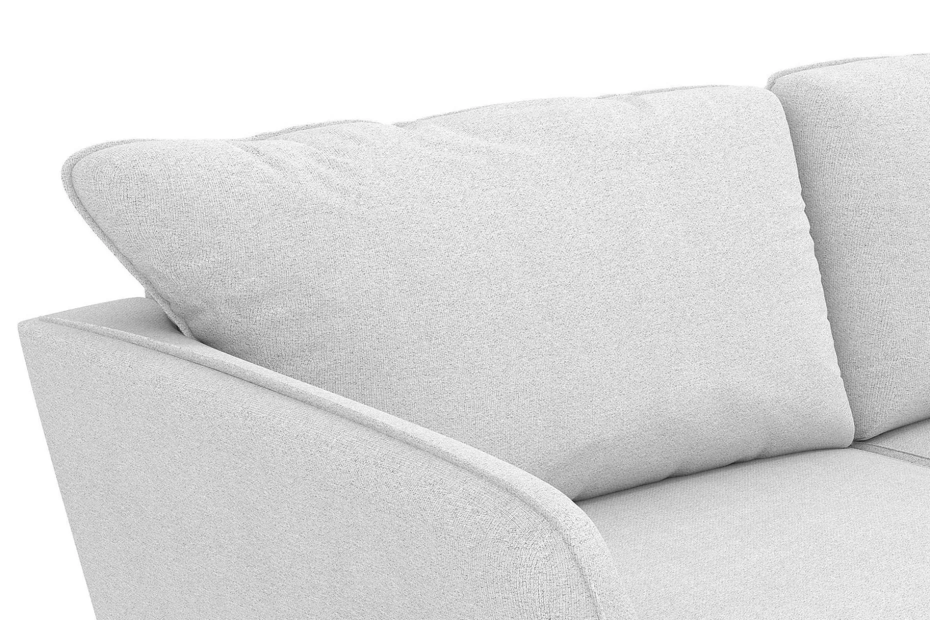 Trend Lyx 4-seters Venstrevendt U-formet Sofa med Divan og Sjeselong i Stoff
