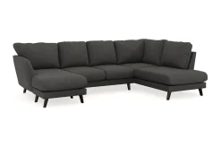 Trend Lyx 4-seters Venstrevendt U-formet Sofa med Divan og Sjeselong i Manchester