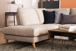 Trend Lyx 4-seters Venstrevendt U-formet Sofa med Divan og Sjeselong i Stoff