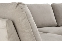 Trend Lyx 4-seters Venstrevendt U-formet Sofa med Divan og Sjeselong i Stoff