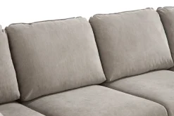 Trend Lyx 4-seters Venstrevendt U-formet Sofa med Divan og Sjeselong i Stoff