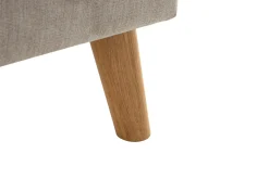 Trend Lyx 4-seters Venstrevendt L-formet Sjeselongsofa i Stoff
