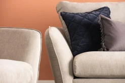 Trend Lyx 4-seters Venstrevendt L-formet Sjeselongsofa i Stoff