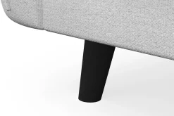 Trend Lyx 3-seters Venstrevendt L-formet Sjeselongsofa i Stoff