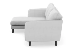 Trend Lyx 3-seters Venstrevendt L-formet Sjeselongsofa i Stoff