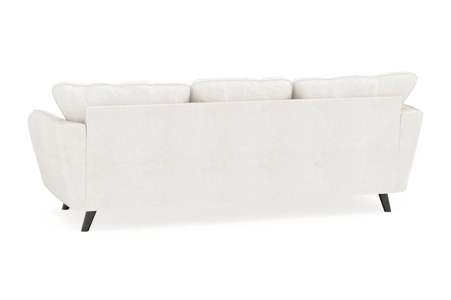 Trend Lyx 3-seters Venstrevendt L-formet Sjeselongsofa i Bouclé
