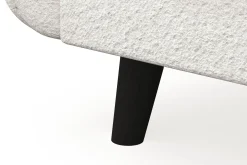 Trend Lyx 3-seters Venstrevendt L-formet Sjeselongsofa i Bouclé
