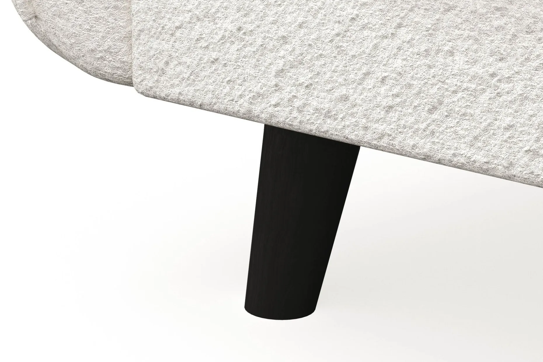Trend Lyx 3-seters Venstrevendt L-formet Sjeselongsofa i Bouclé