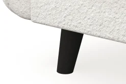 Trend Lyx 4-seters Venstrevendt L-formet Sjeselongsofa i Bouclé