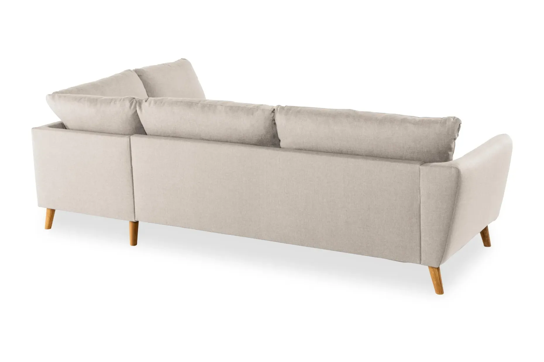 Trend 4-seters Høyrevendt L-formet Sjeselongsofa i Stoff 280 cm bred