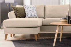 Trend 4-seters Høyrevendt L-formet Sjeselongsofa i Stoff 280 cm bred