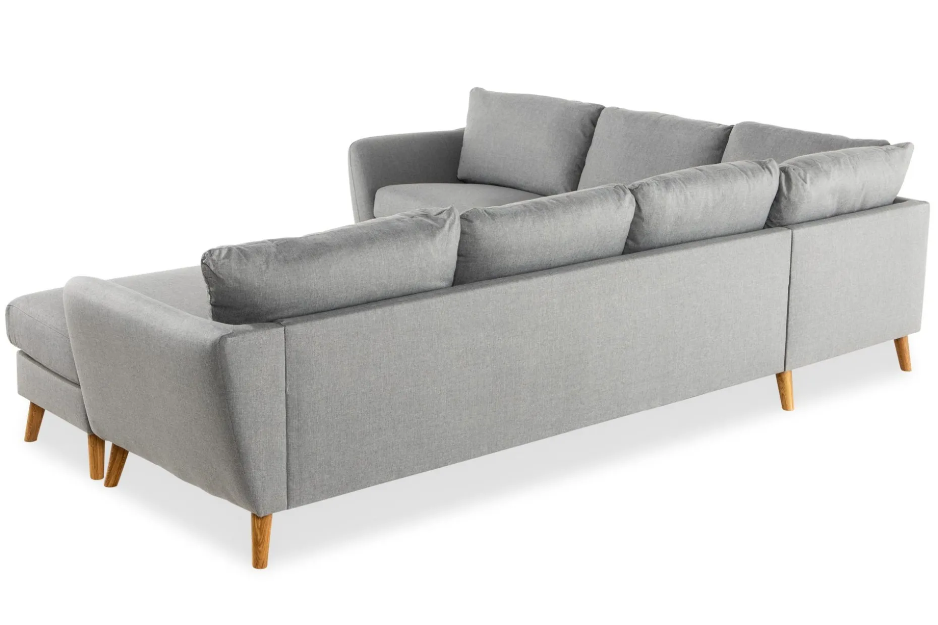 Trend 5-seters Høyrevendt U-formet Hjørnesofa med Divan i Stoff