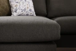 Trend 4-seters Venstrevendt L-formet Sjeselongsofa i Stoff