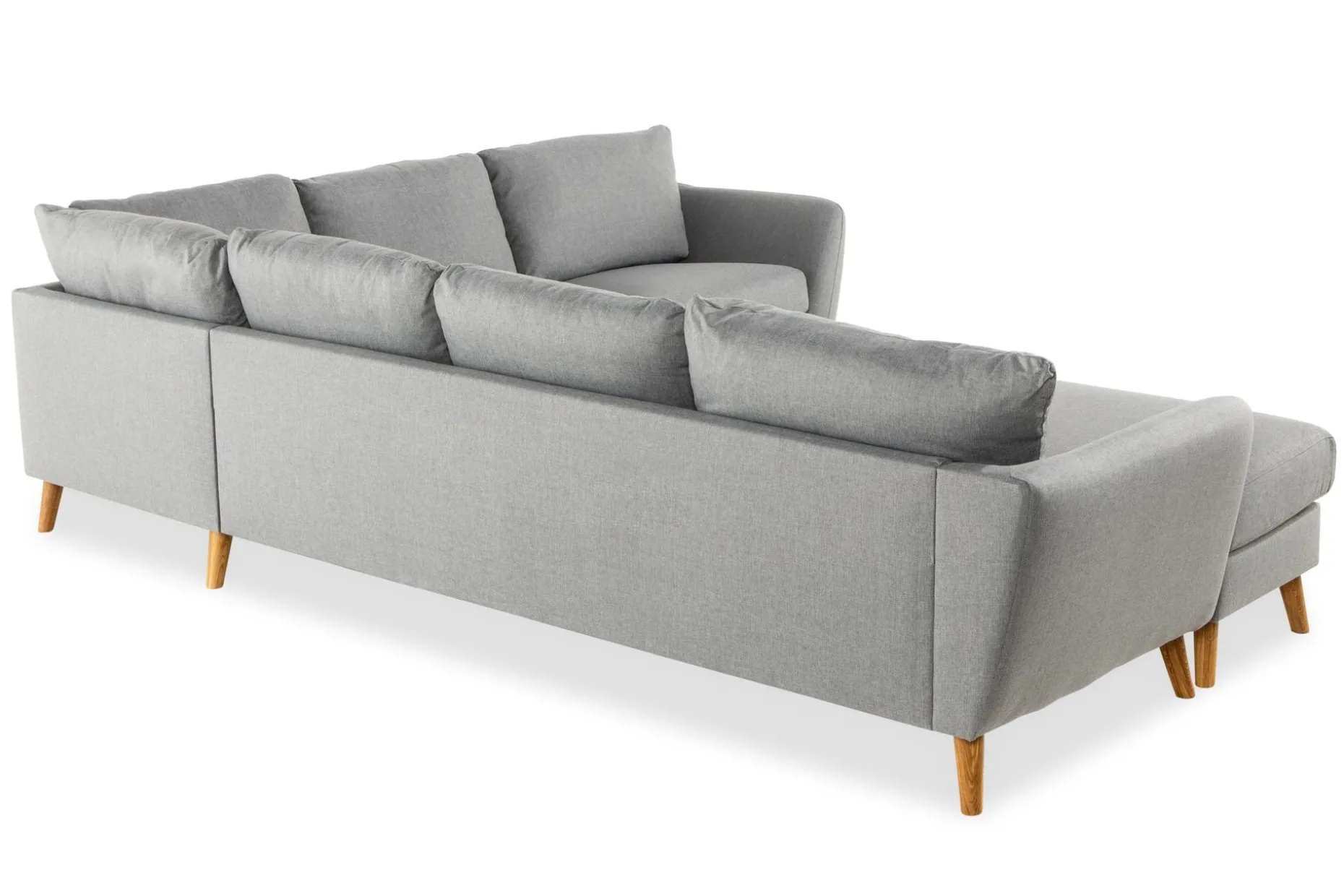 Trend 5-seters Venstrevendt U-formet Hjørnesofa med Divan i Stoff