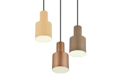 Trio Lighting Agudo Taklampe 3L E27 flerfarget