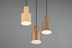 Trio Lighting Agudo Taklampe 3L E27 flerfarget