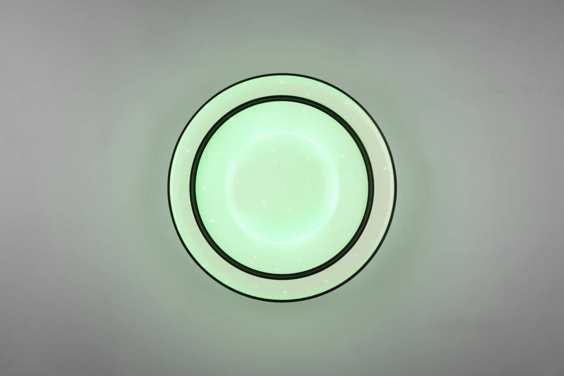 Trio Lighting Arco LED plafond matt svart starlight RGBW