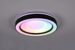 Trio Lighting Arco LED plafond matt svart starlight RGBW