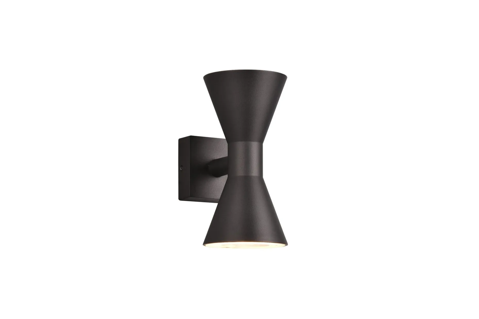 Trio Lighting Ardas Vegglampe 2L GU10 matt svart