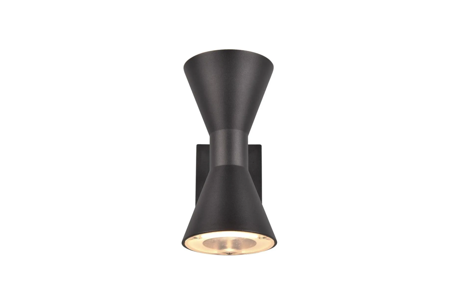 Trio Lighting Ardas Vegglampe 2L GU10 matt svart
