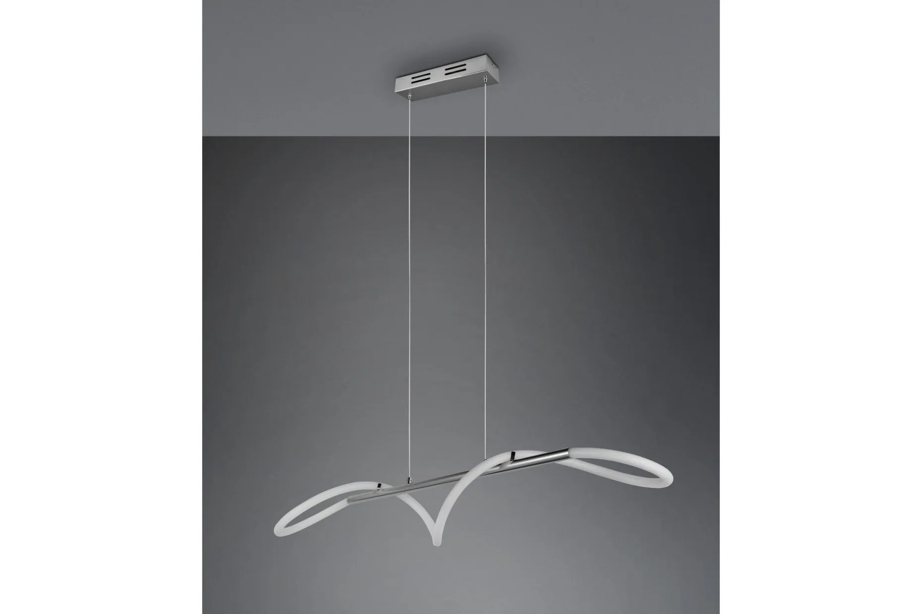 Trio Lighting Argos LED Taklampe Krom 4000K