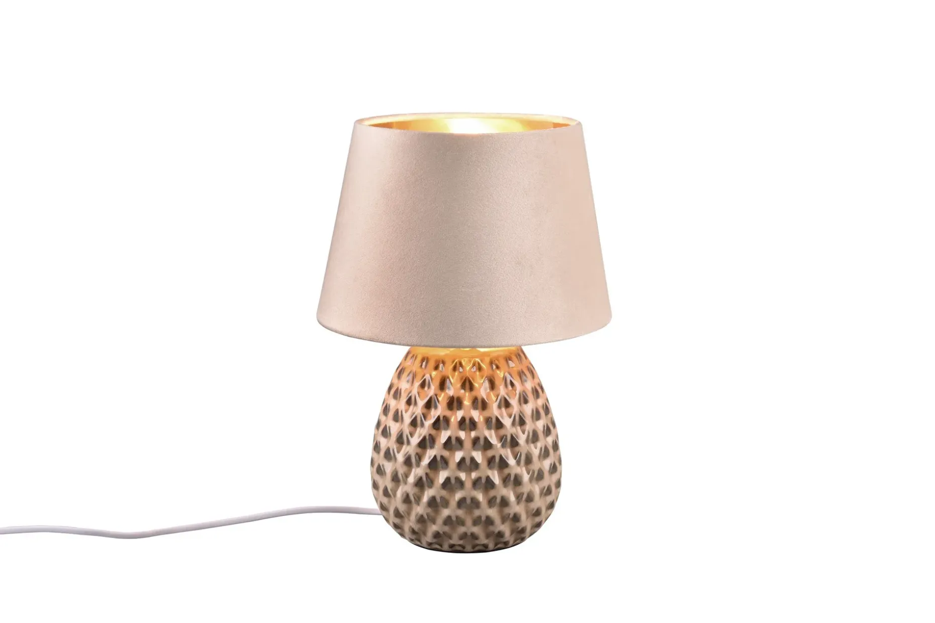 Trio Lighting Ariana Bordlampe 35 cm E14 Beige