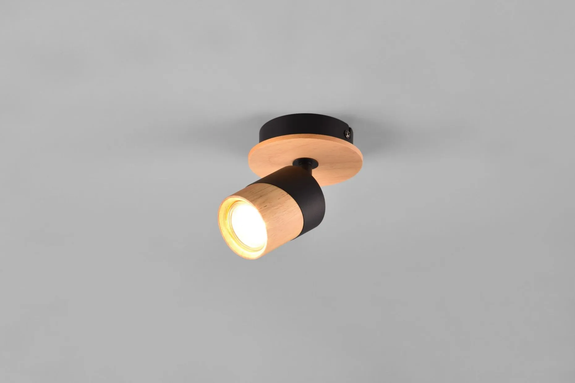 Trio Lighting Aruni Spotlight 1L GU10 tre/matt svart