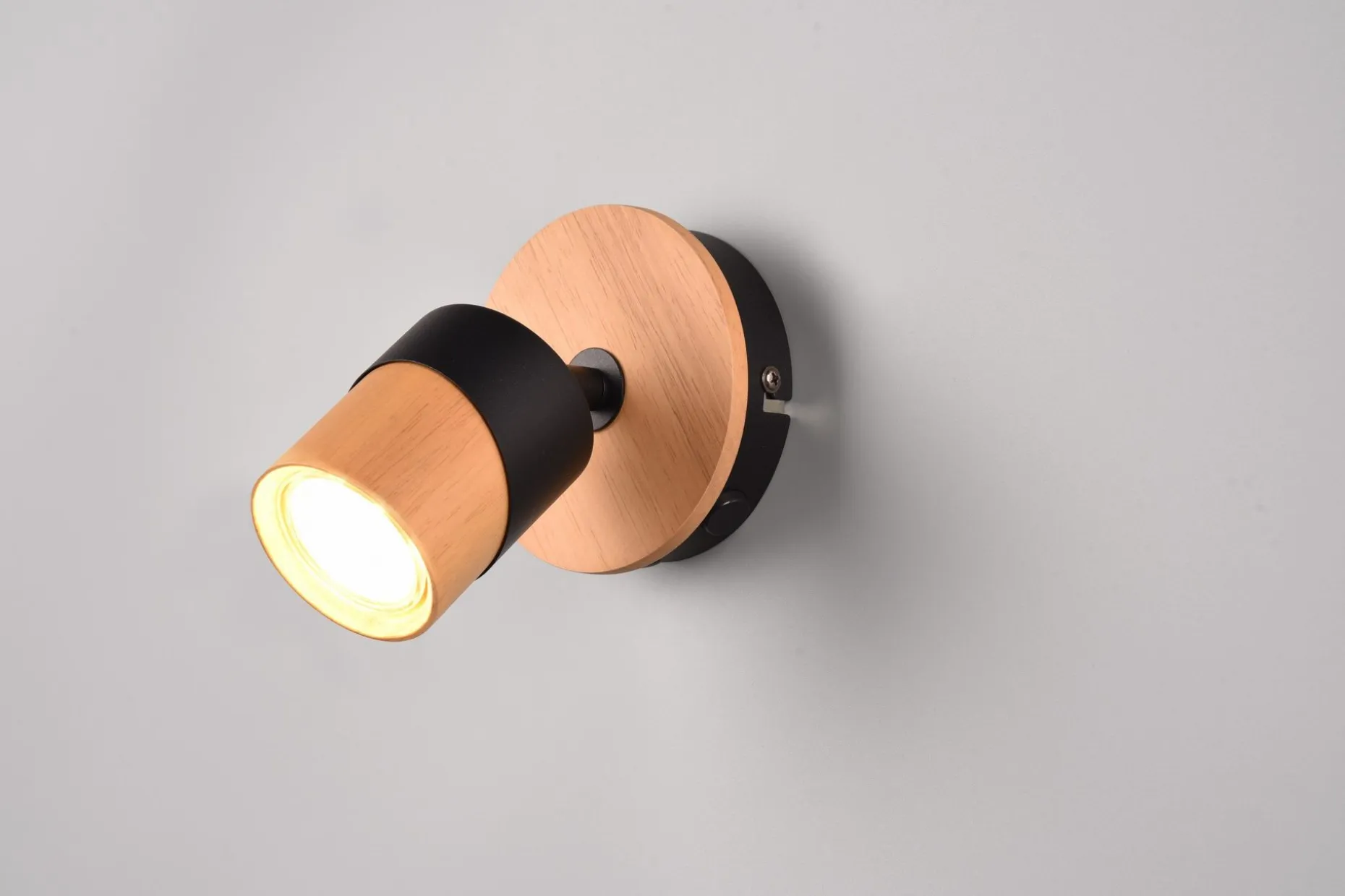 Trio Lighting Aruni Spotlight 1L GU10 tre/matt svart