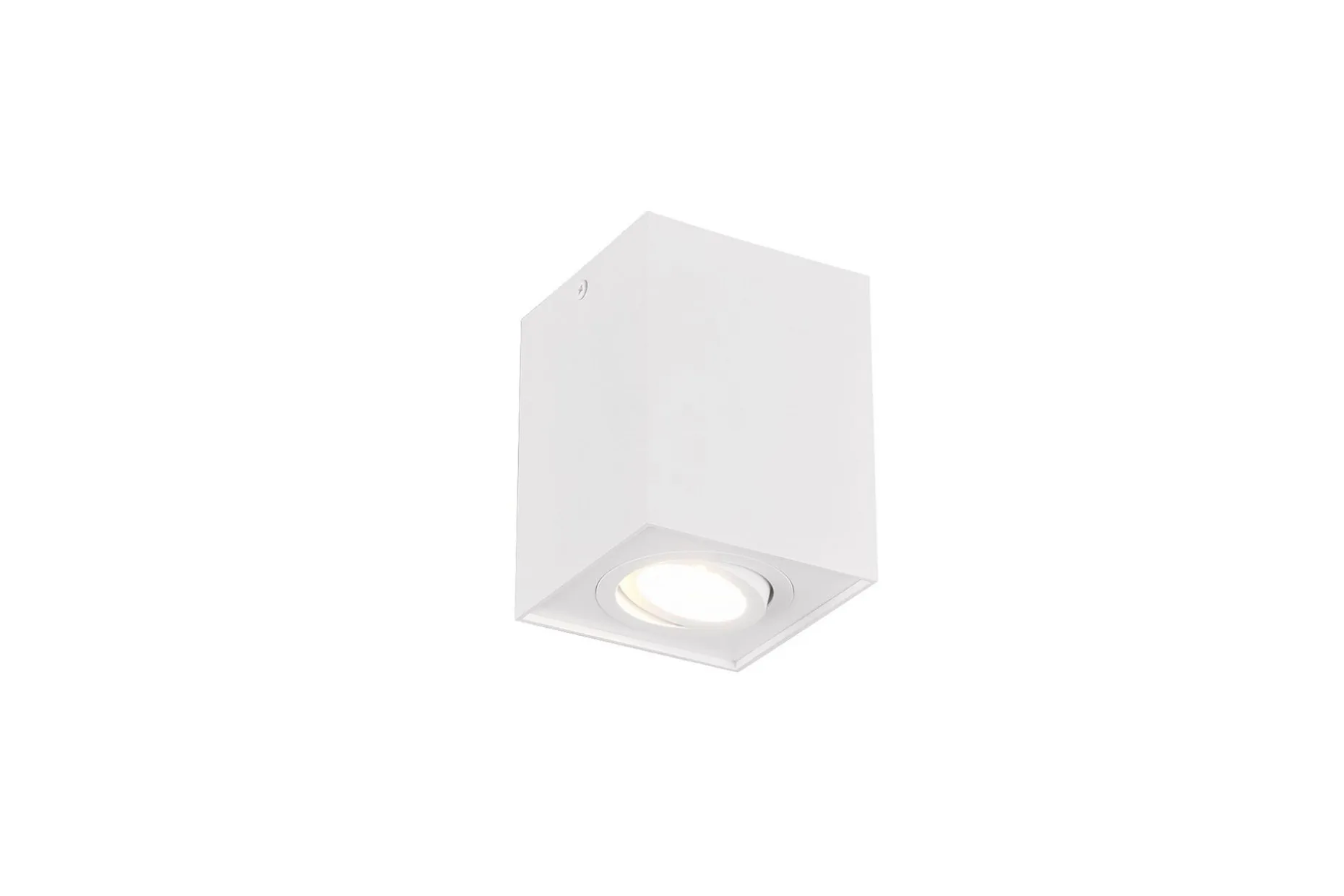 Trio Lighting Biscuit plafond GU10 matt hvit