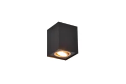 Trio Lighting Biscuit plafond GU10 svart/gull