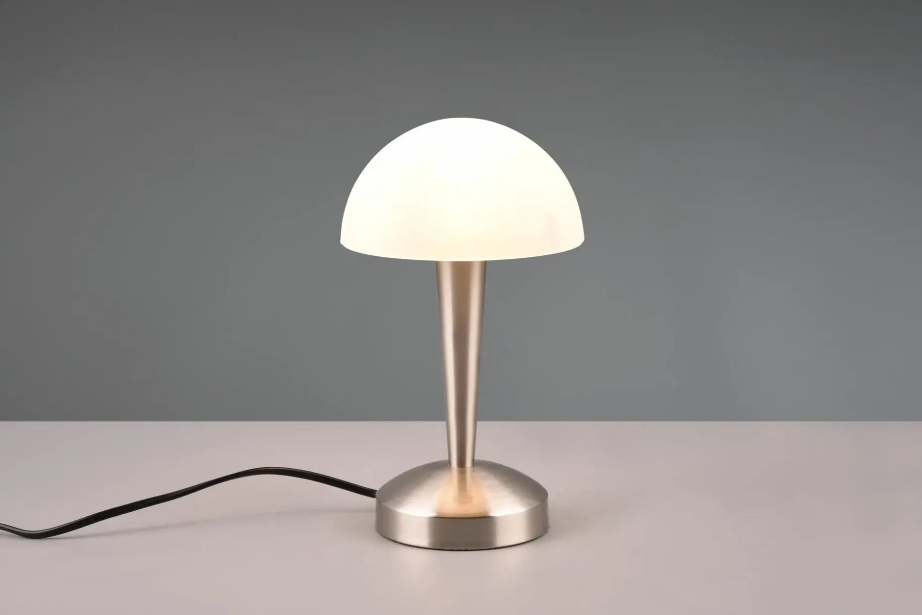 Trio Lighting Canaria bordlampe E14 (inkl.) børstet stål