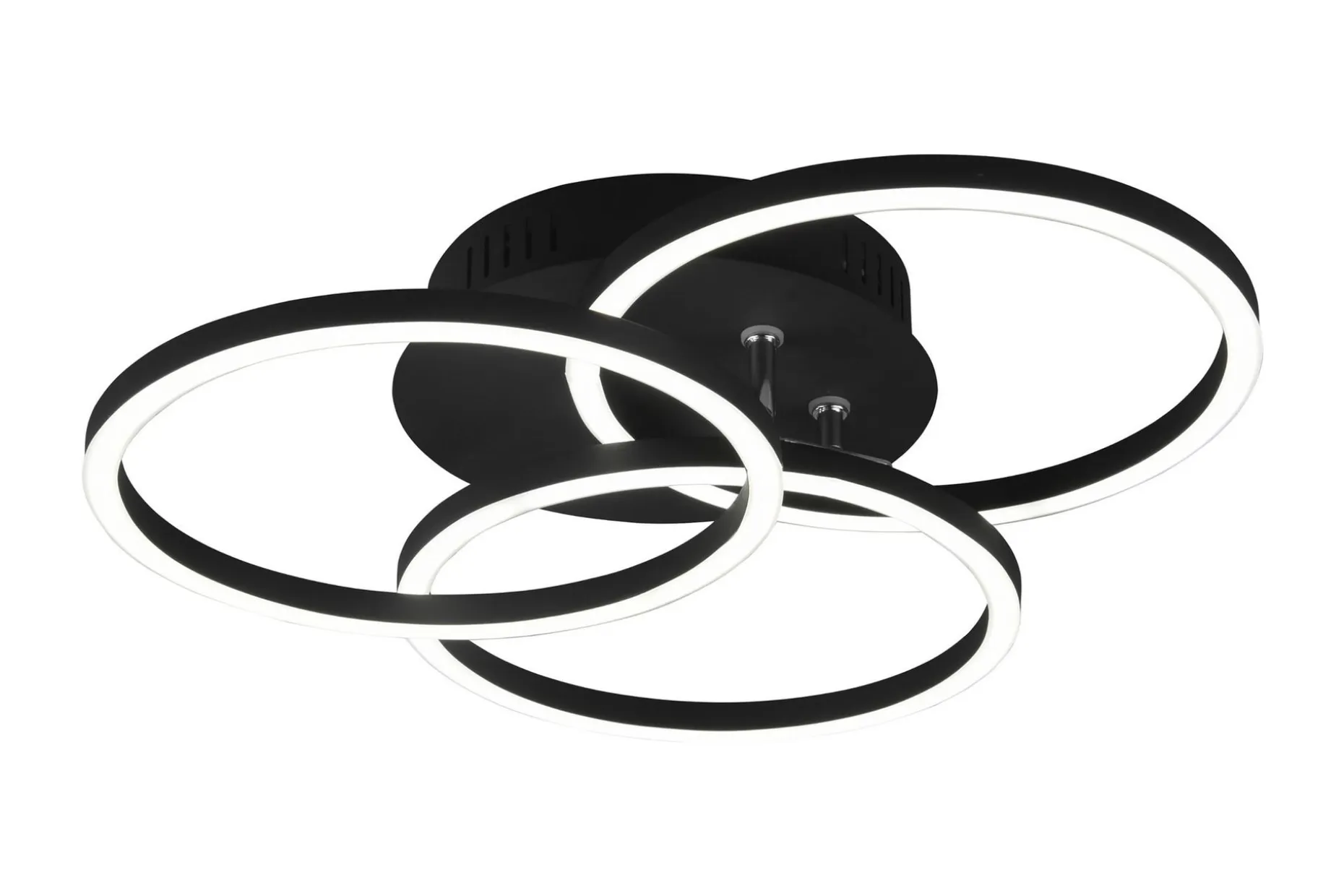 Trio Lighting Circle LED plafond matt svart