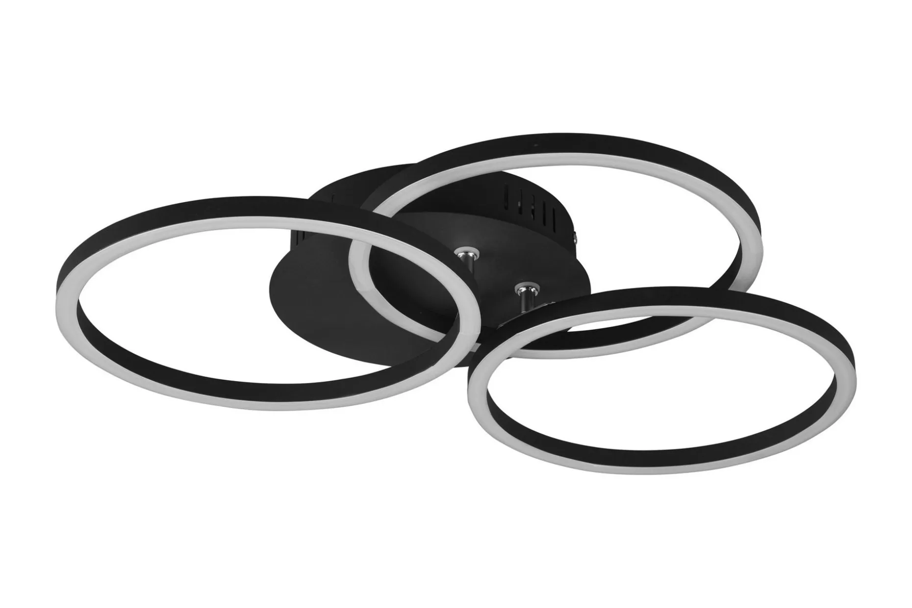 Trio Lighting Circle LED plafond matt svart