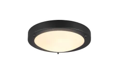 Trio Lighting Condus H2O plafond E27 matt svart