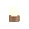 Trio Lighting Countess Bordlampe E14 kaffe brun