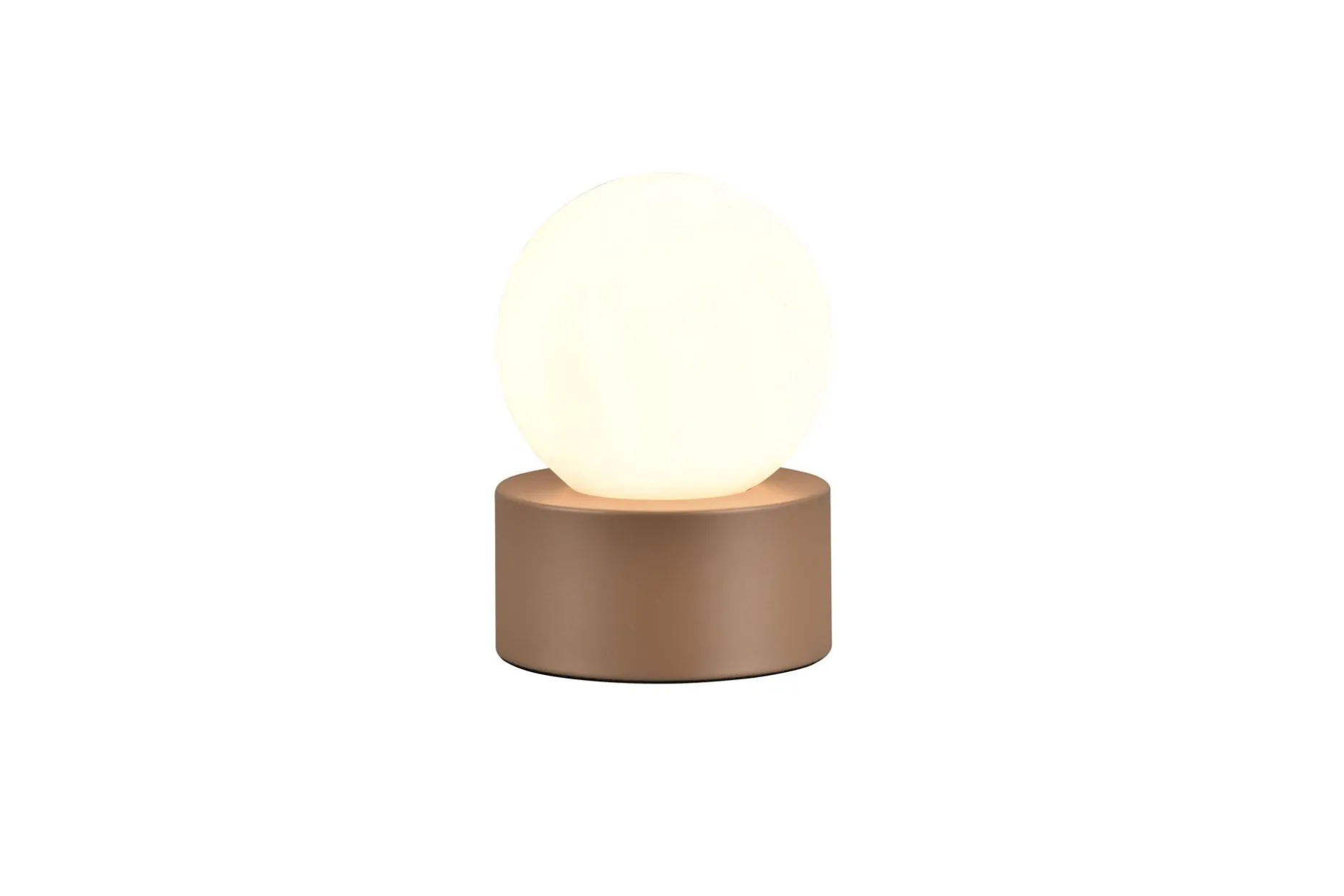 Trio Lighting Countess Bordlampe E14 kaffe brun