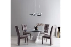 Trio Lighting Course LED taklampe matt sort