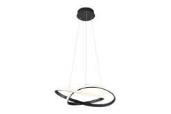 Trio Lighting Course LED taklampe matt sort