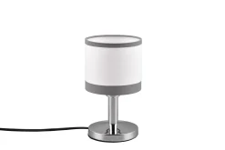 Trio Lighting Davos Bordlampe E14 krom/hvit
