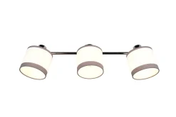 Trio Lighting Davos spotlight 3L E14 krom/hvit