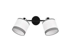 Trio Lighting Davos spotlight 2L E14 krom/hvit