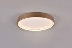 Trio Lighting Doha LED plafond 45 cm kaffe brun