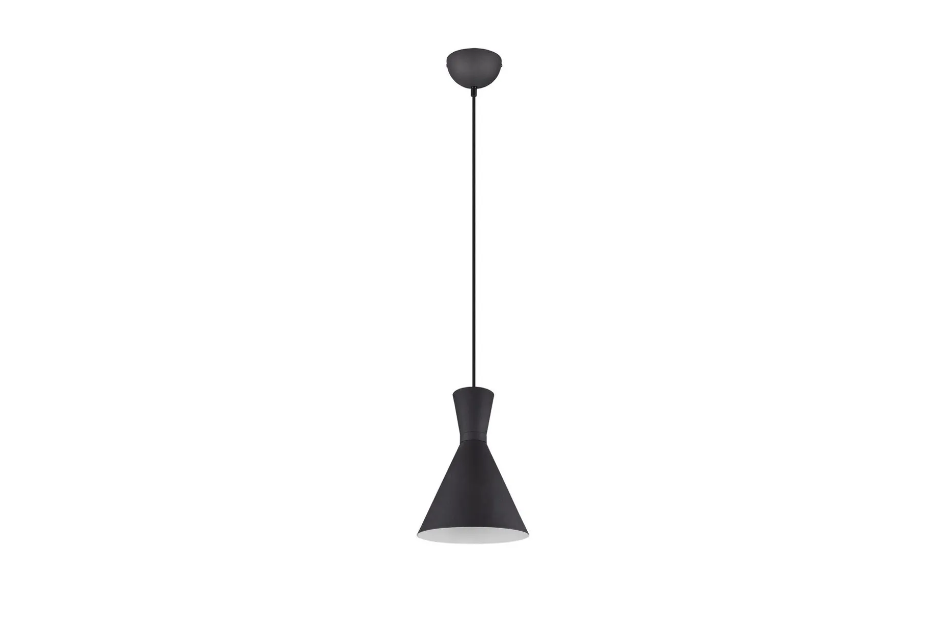 Trio Lighting Enzo taklampe E27 matt sort