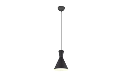 Trio Lighting Enzo taklampe E27 matt sort